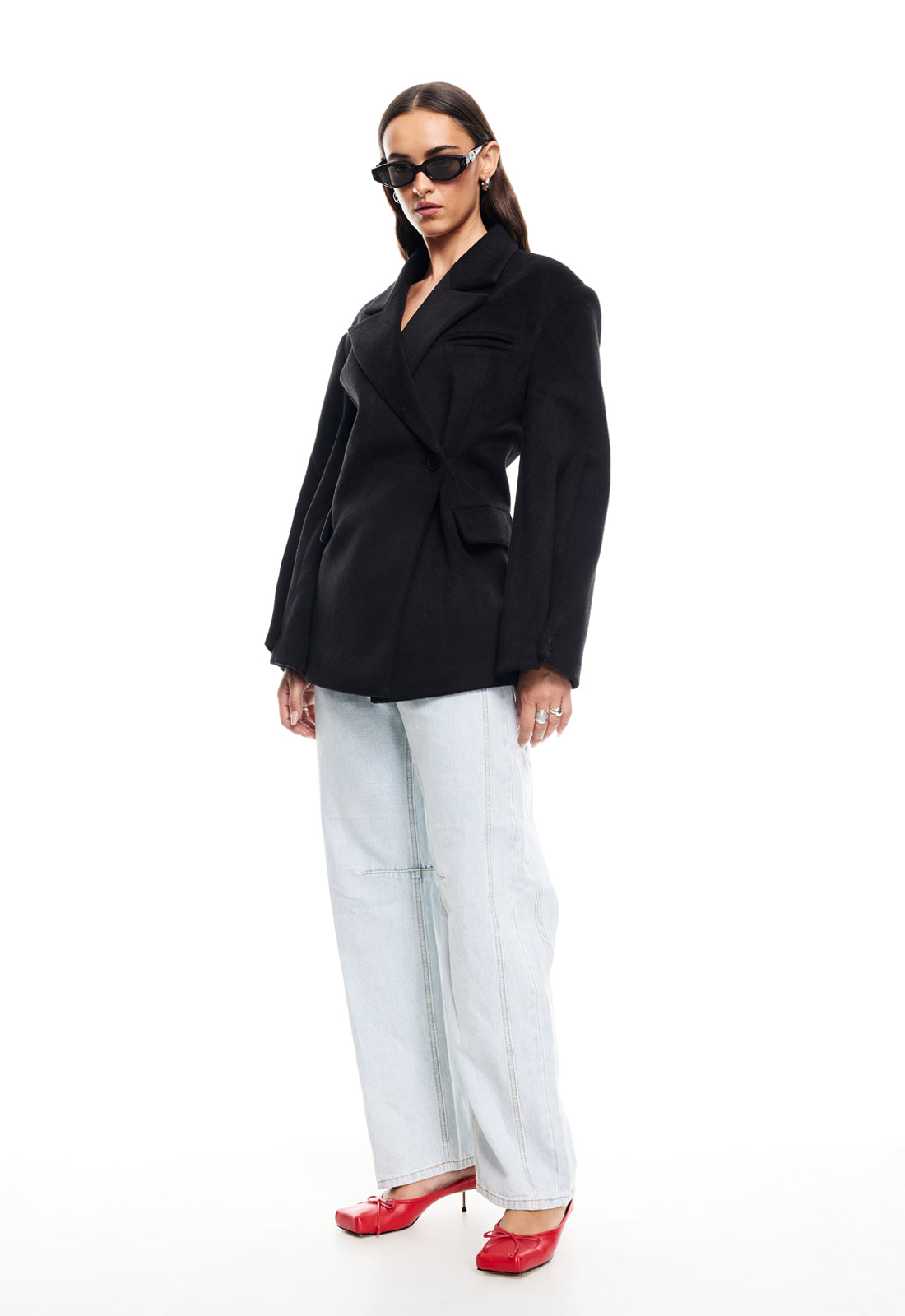 HEART SHAPED COAT - ONYX - Image 2