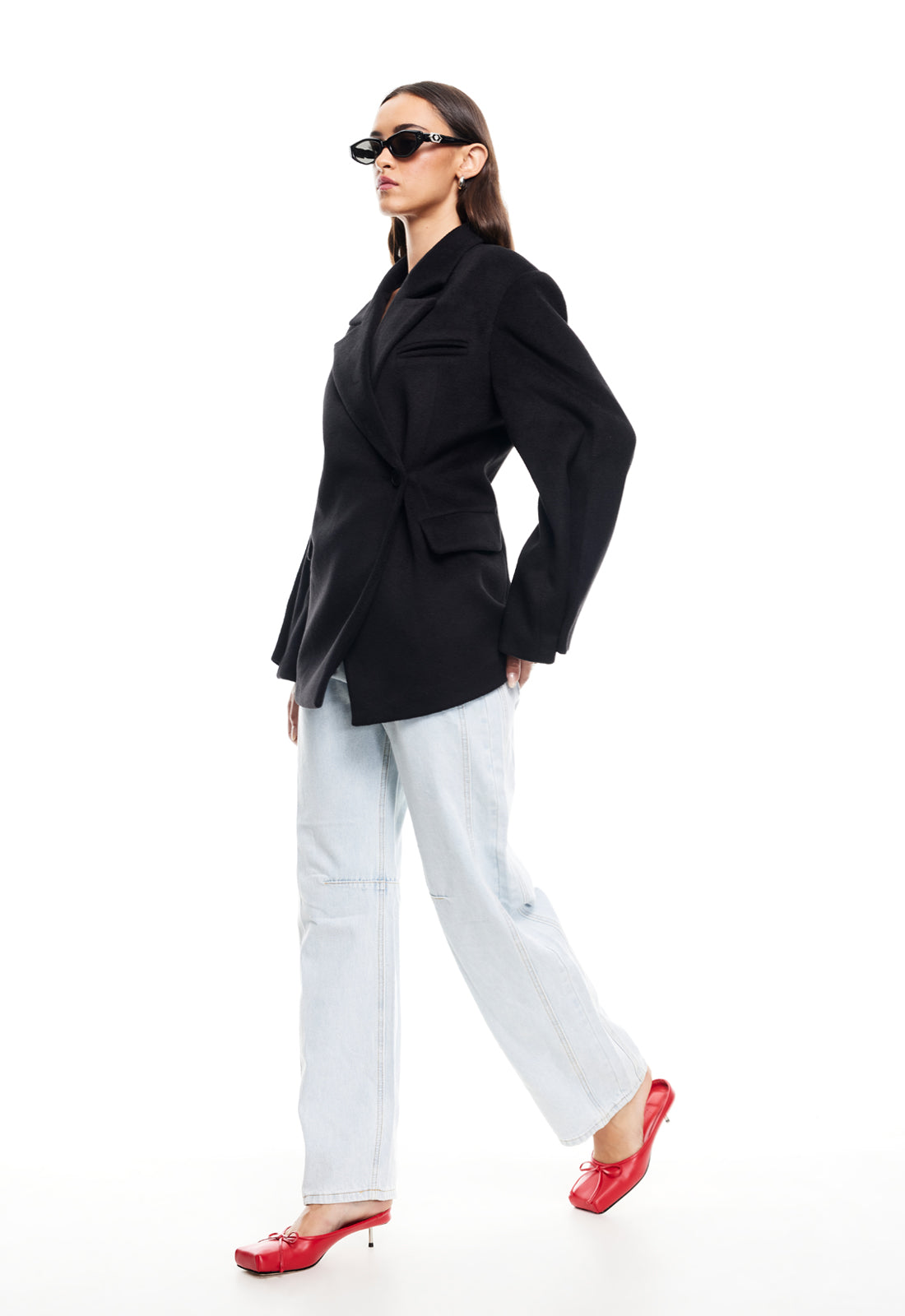 HEART SHAPED COAT - ONYX - Image 4