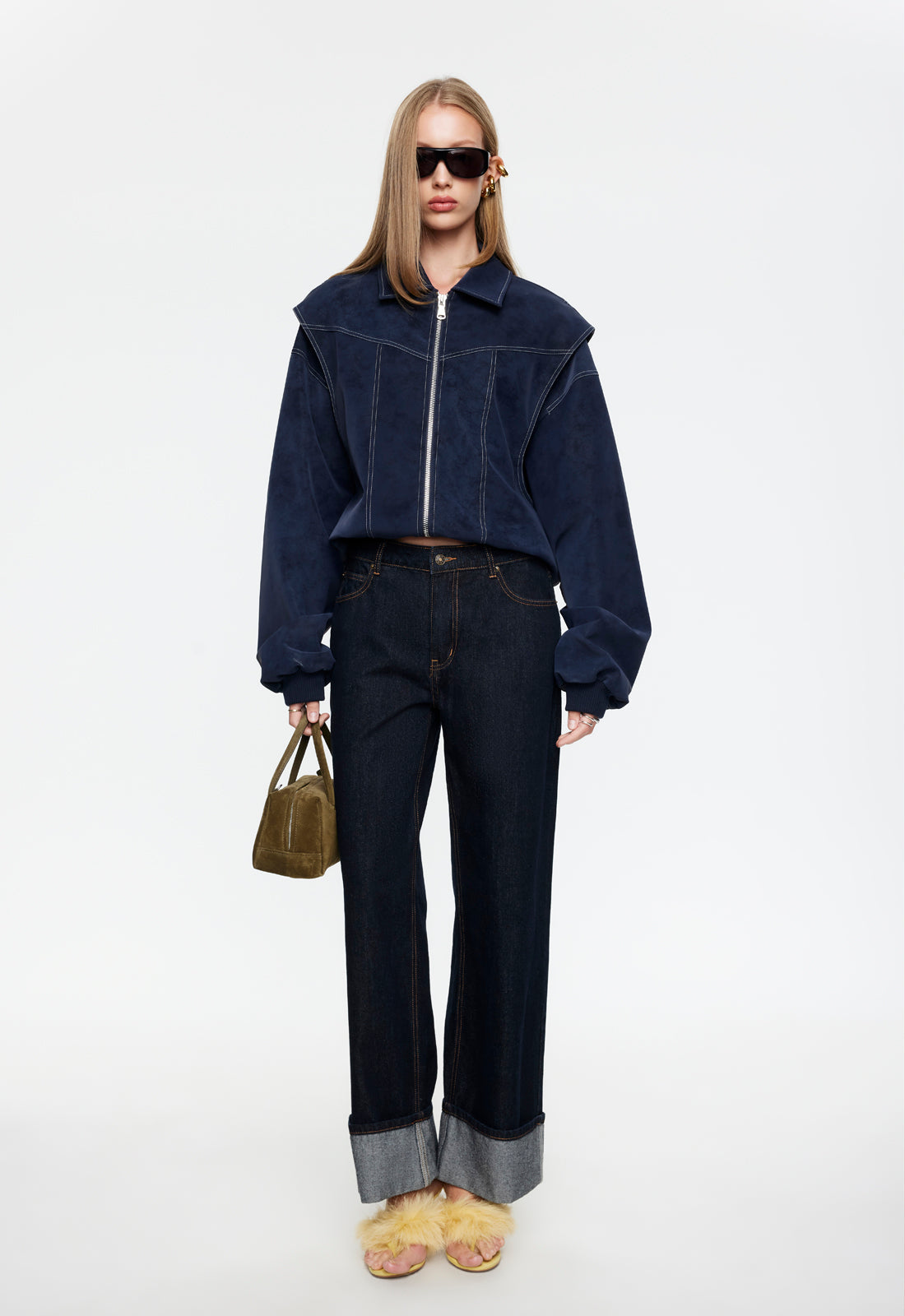TOP MODEL CUFFED JEAN - DARK DENIM - Image 2