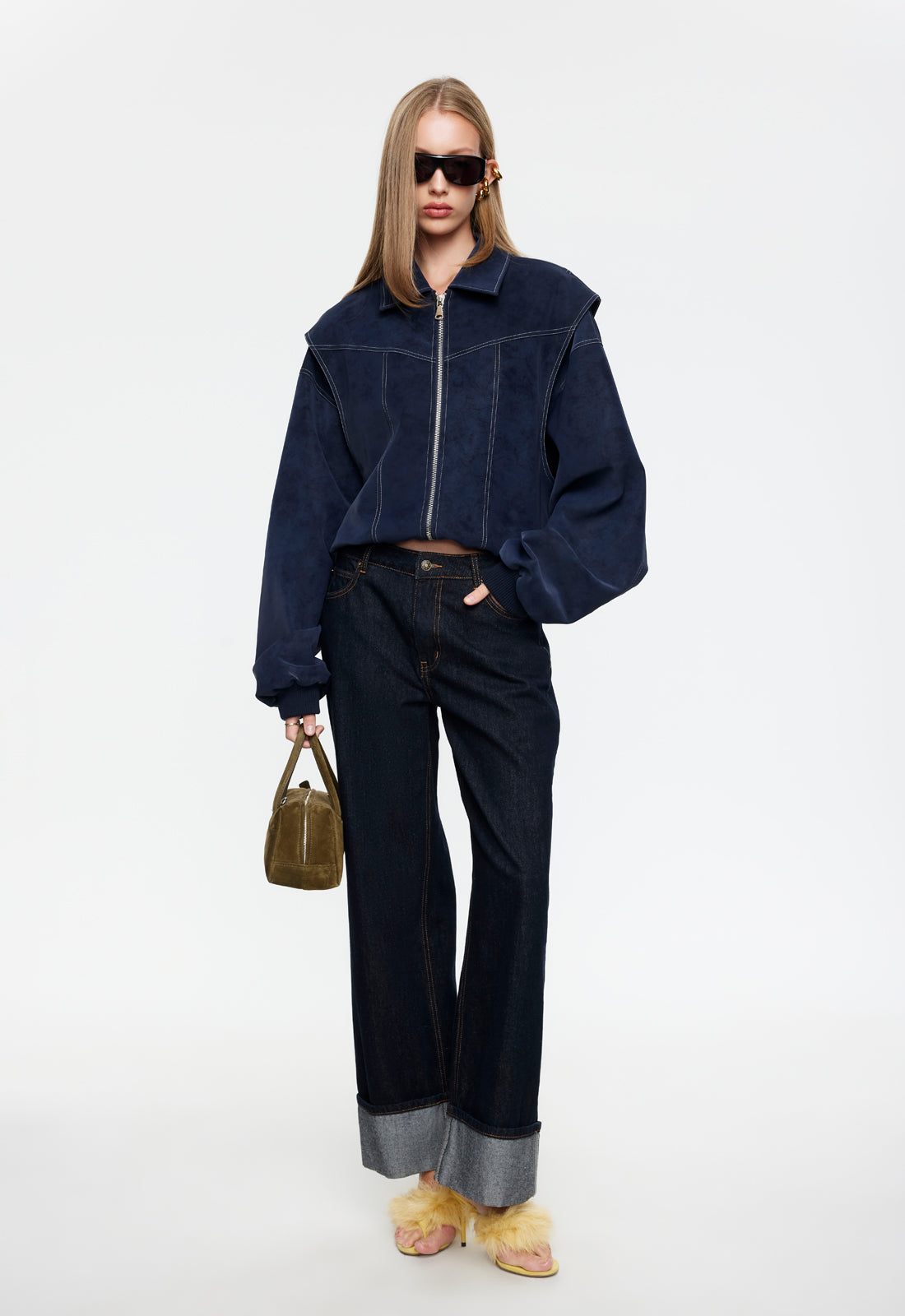 VISTA BOMBER - WASHED NAVY