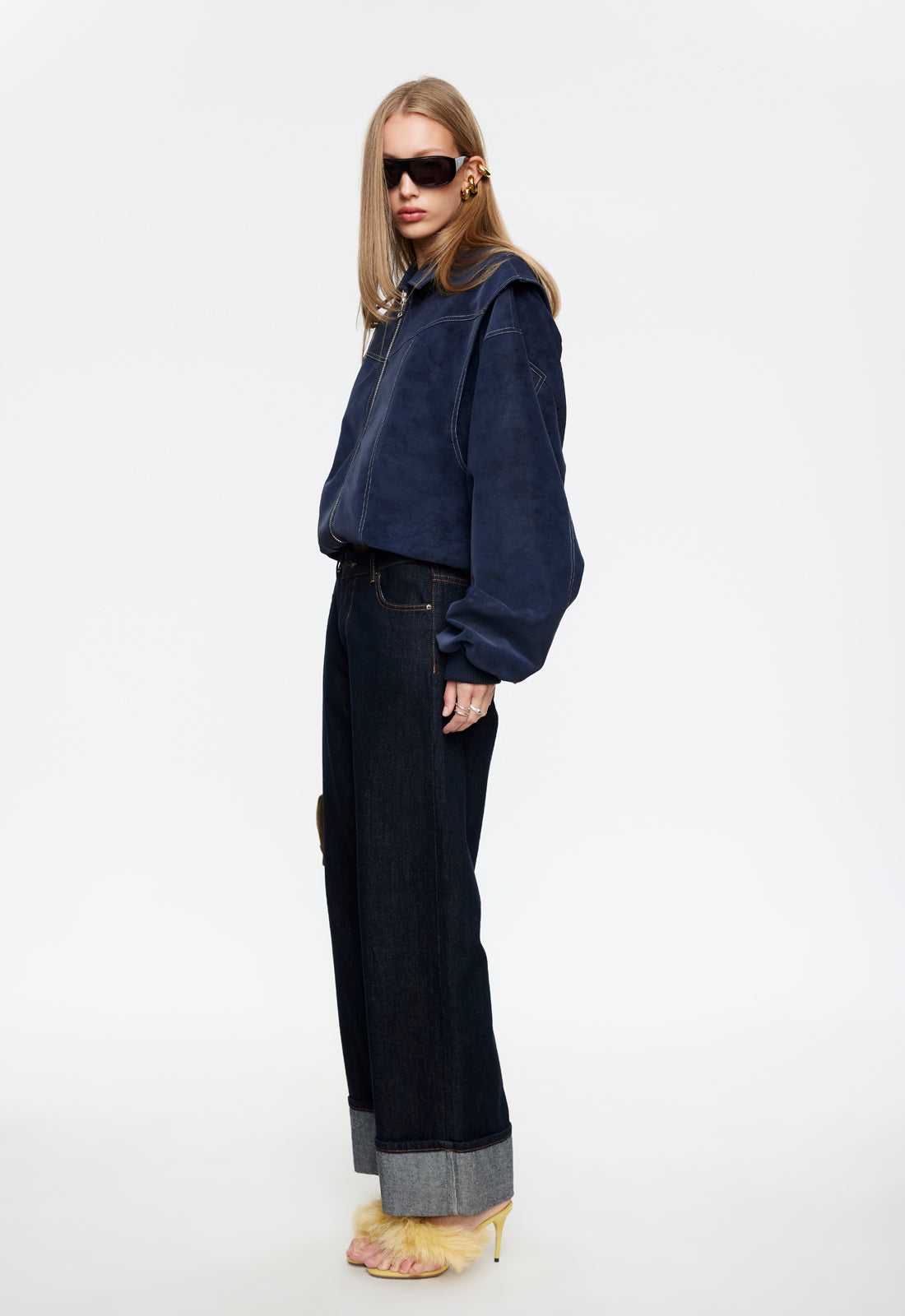 TOP MODEL CUFFED JEAN - DARK DENIM - Image 3