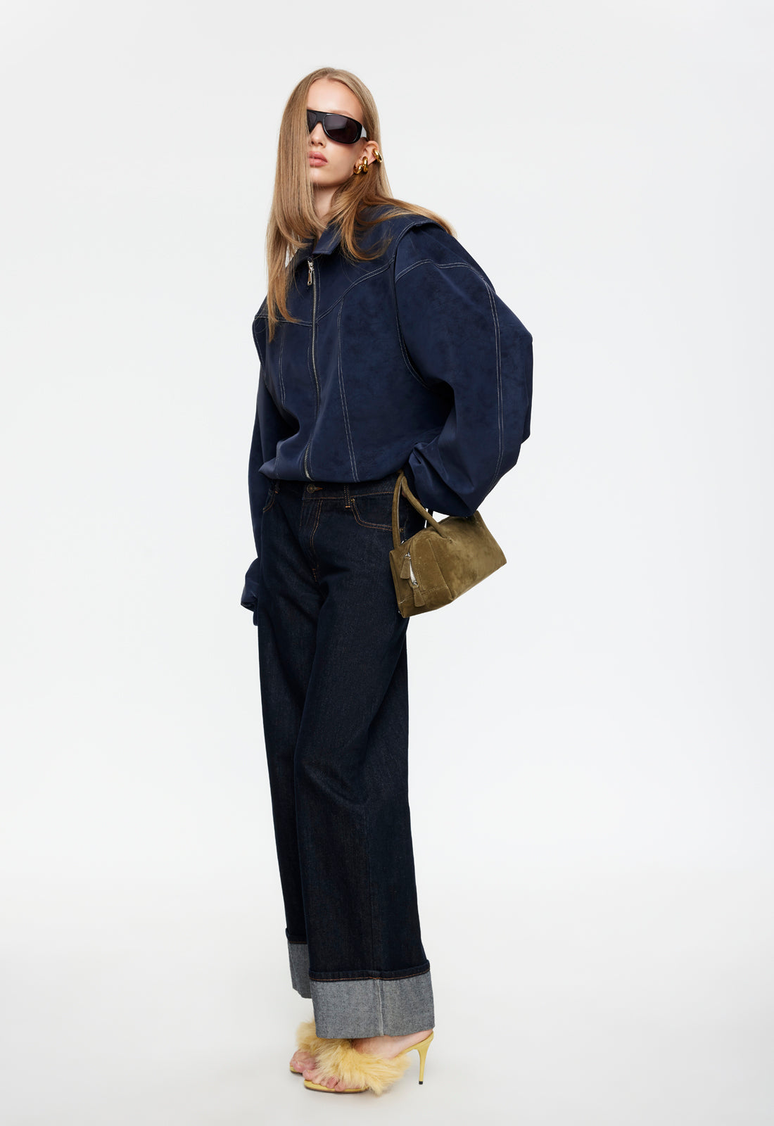 VISTA BOMBER - WASHED NAVY - Image 3