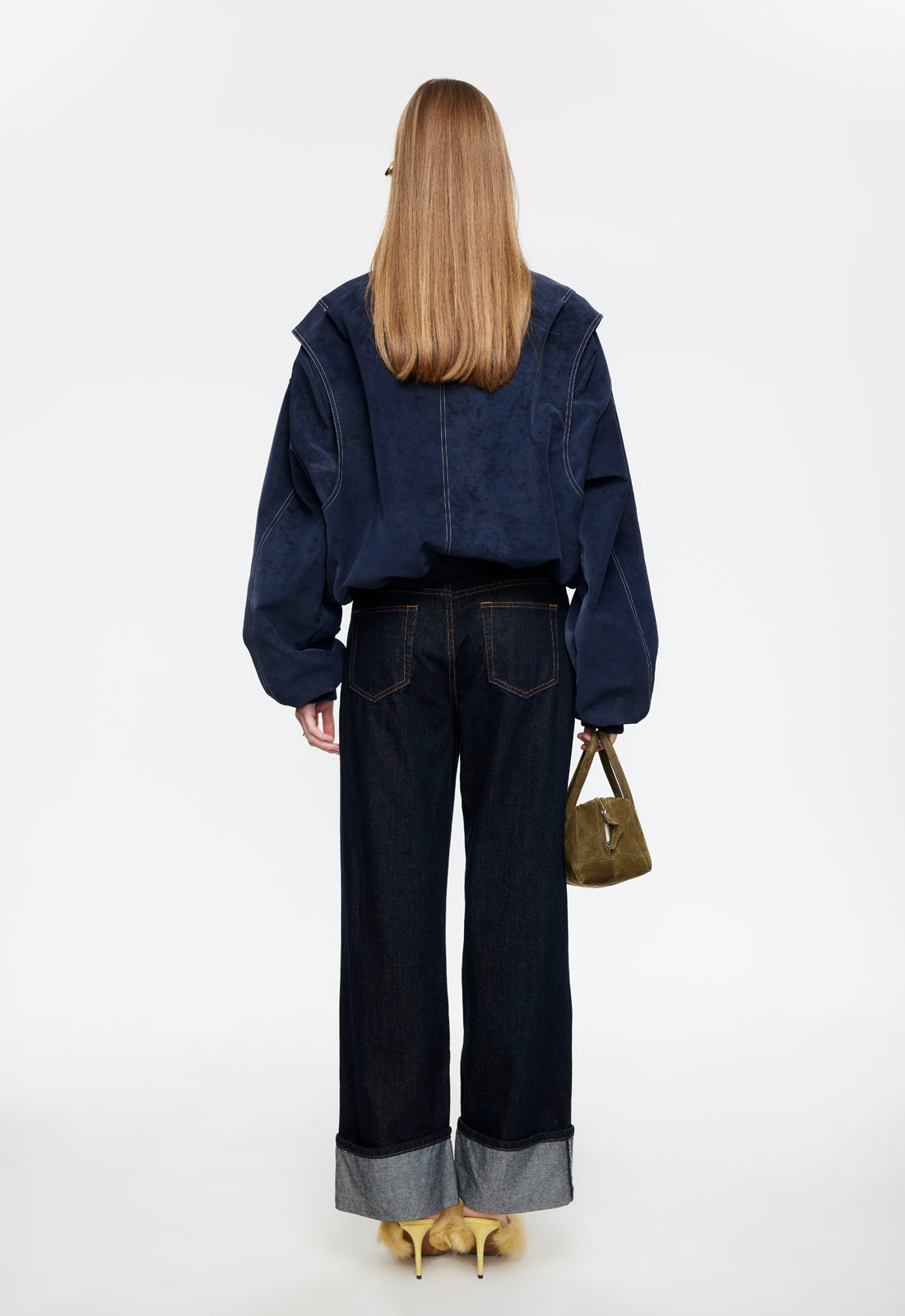 TOP MODEL CUFFED JEAN - DARK DENIM - Image 4