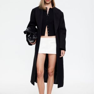 OLSEN COAT - ONYX
