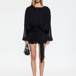 ELEMENTS MINI DRESS - NOIR
