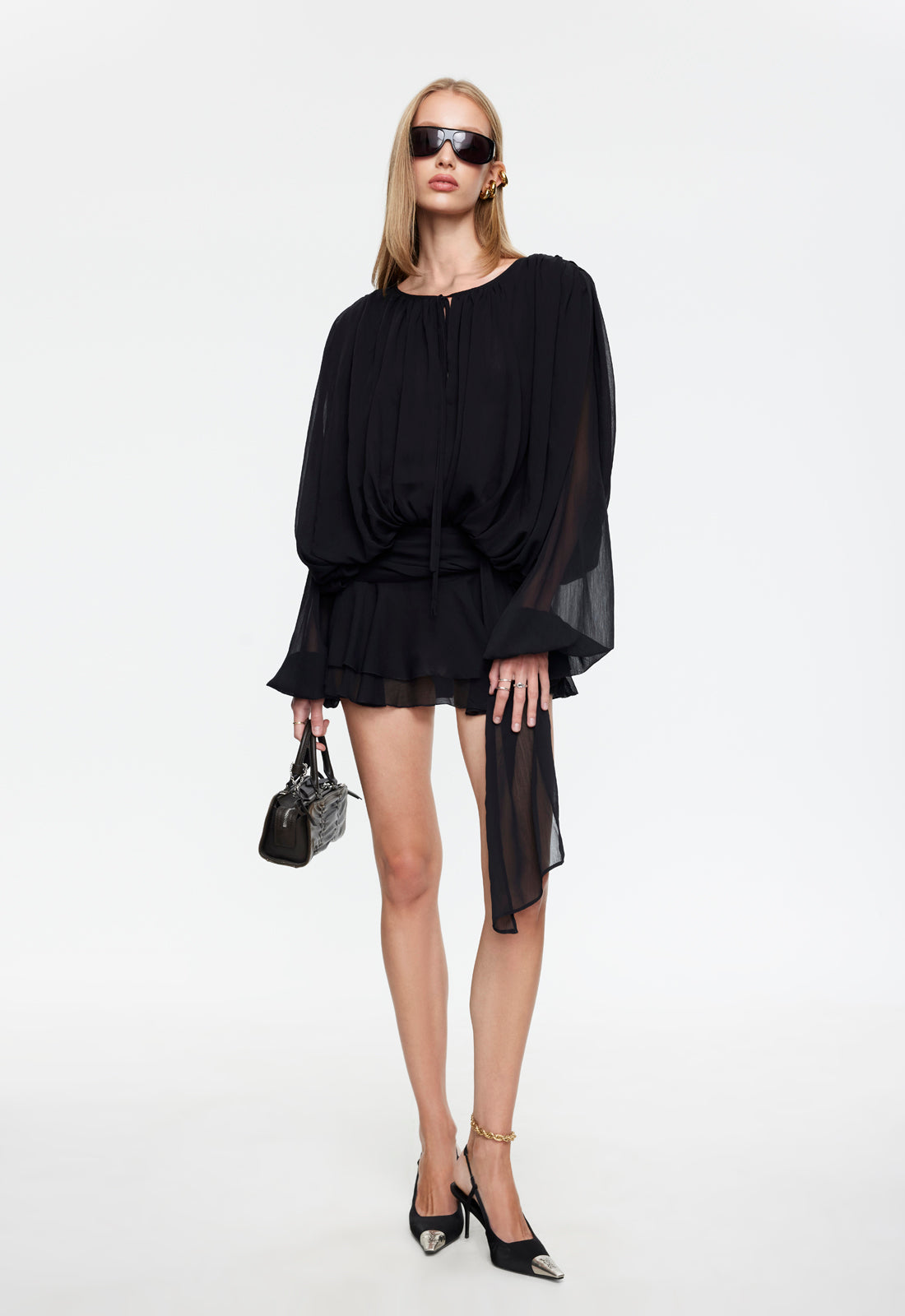 ELEMENTS MINI DRESS - NOIR - Image 2