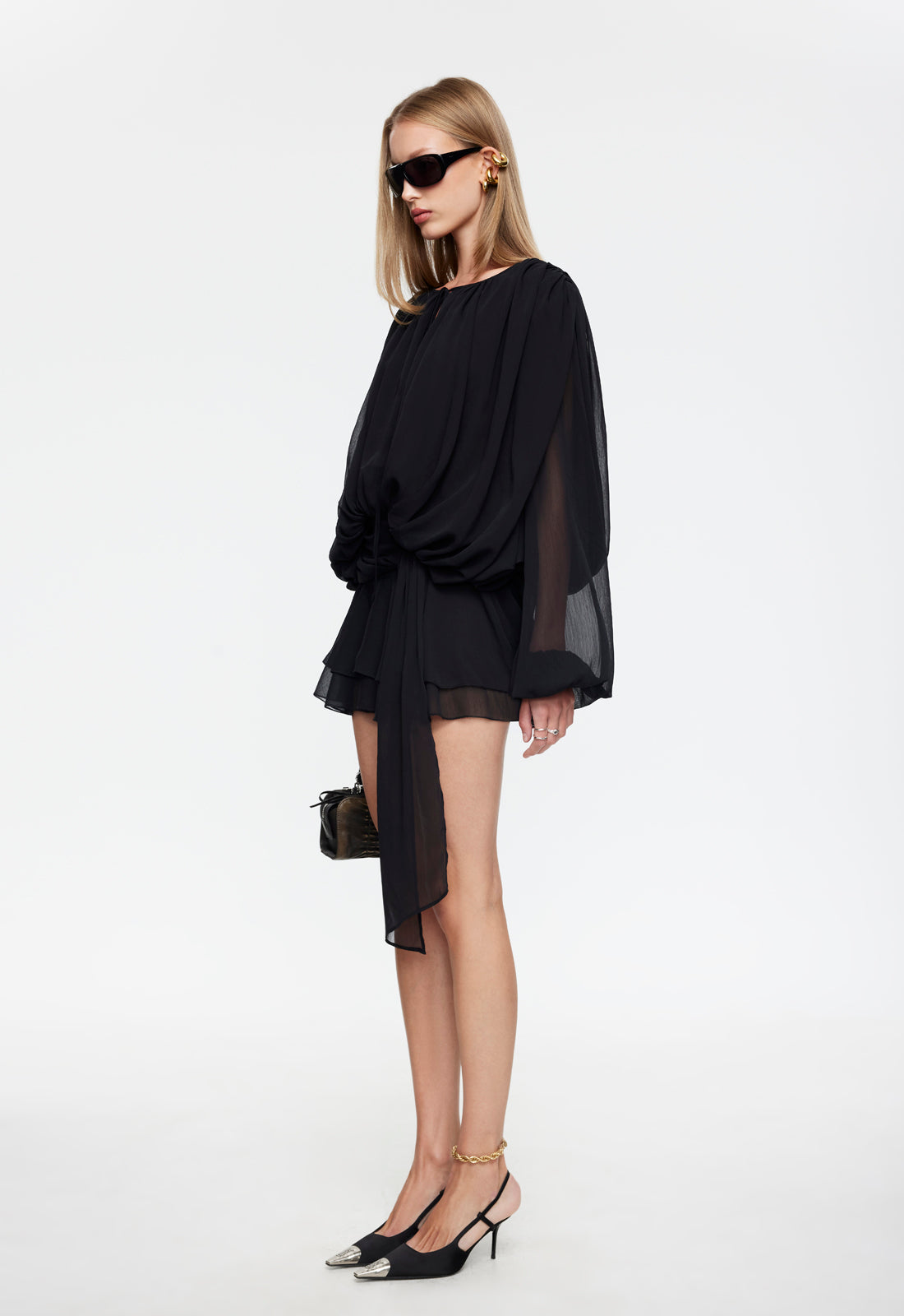 ELEMENTS MINI DRESS - NOIR - Image 3