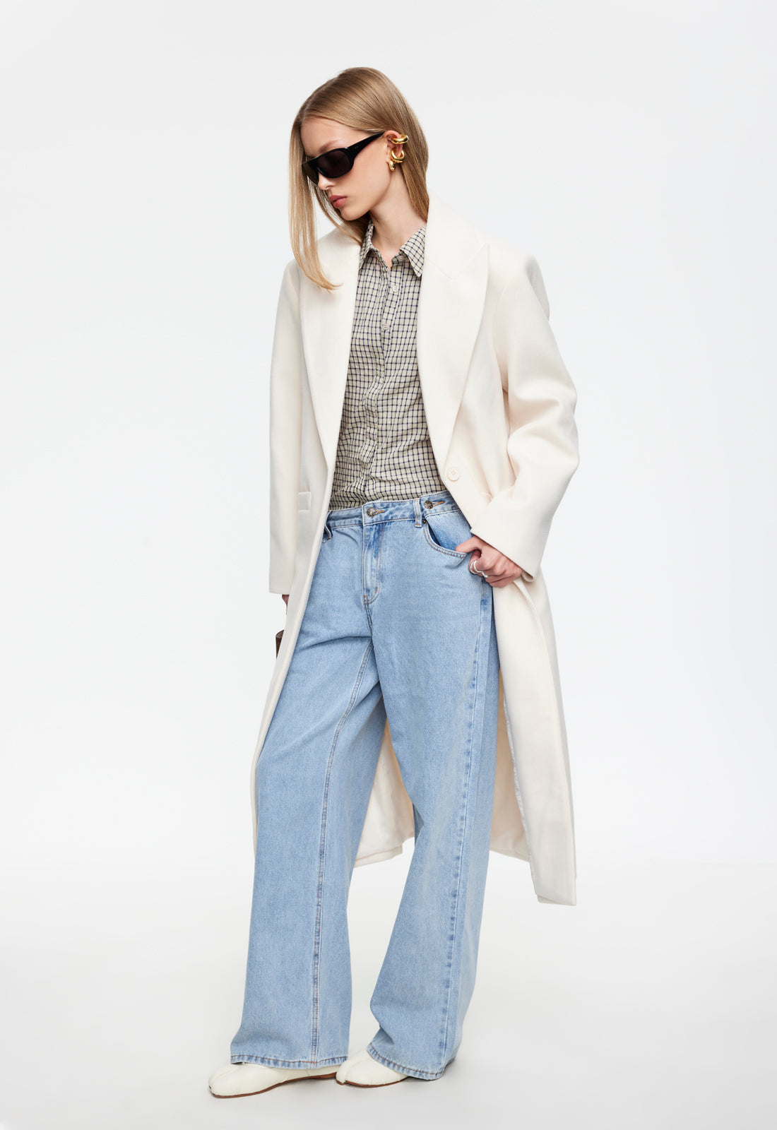 OLSEN COAT - CREAM - Image 2
