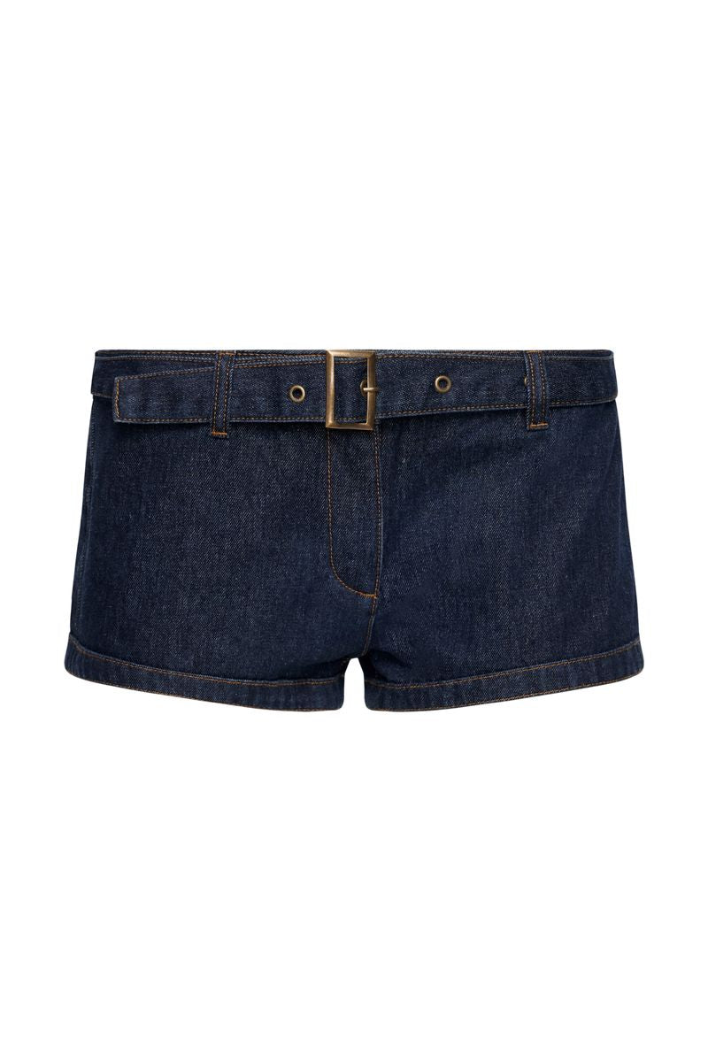 AFTERGLOW MINI SHORT - DARK DENIM - Image 5