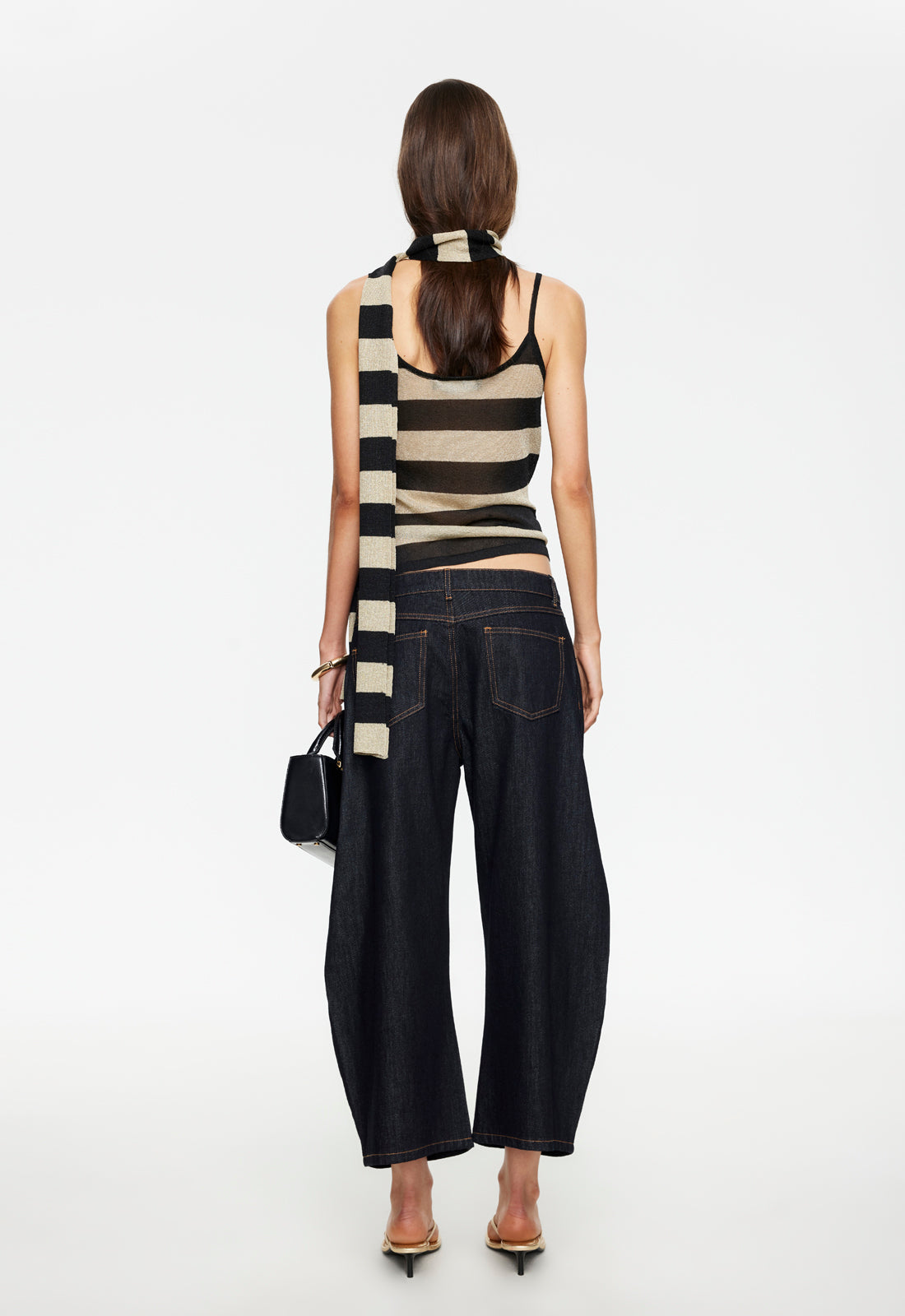DOLCE TANK TOP - SAND STRIPE - Image 5