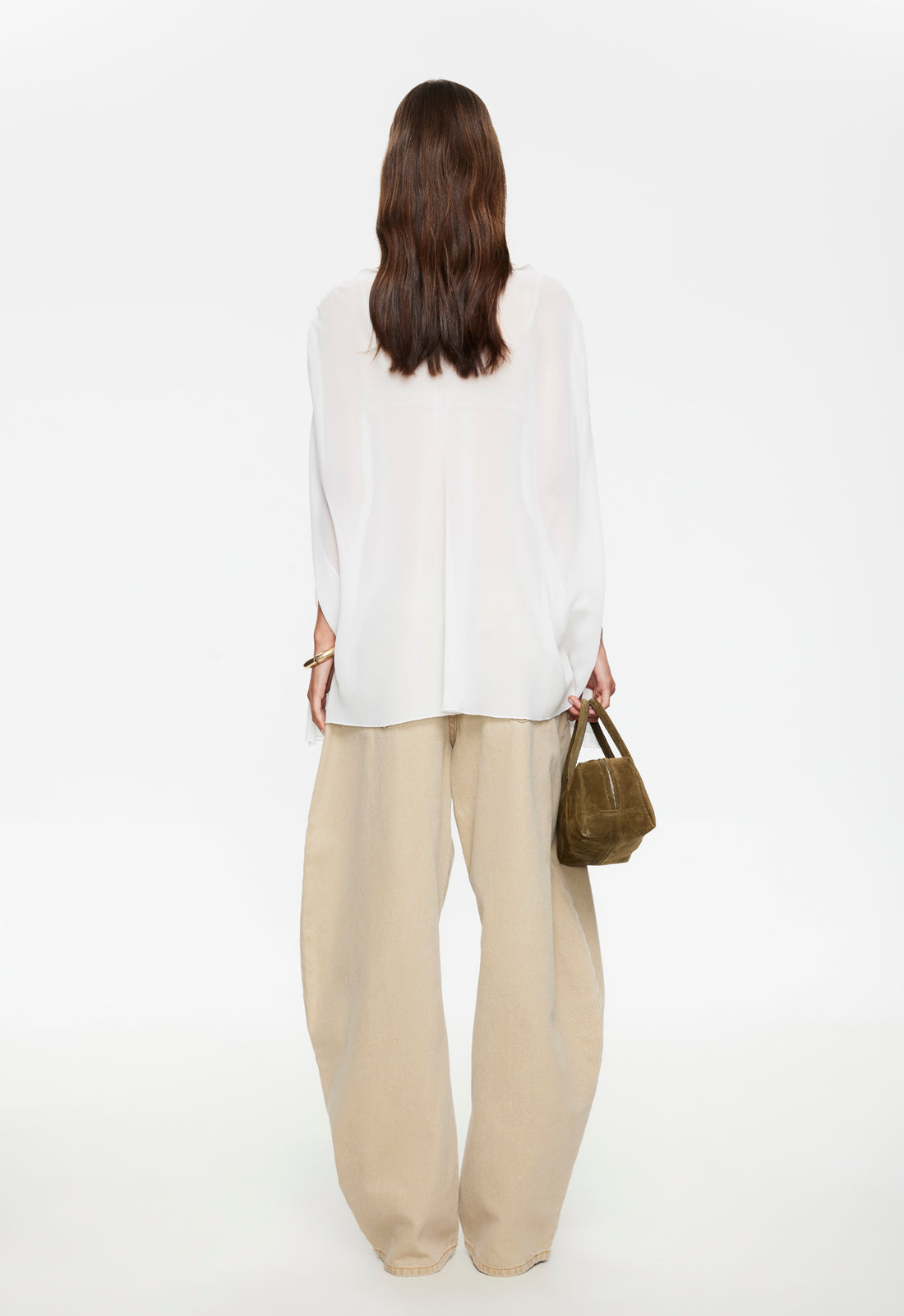 AURA PONCHO - PORCELAIN - Image 5