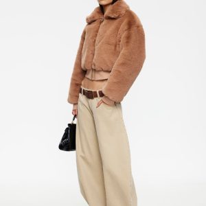 DRITA FAUX FUR - CAMEL