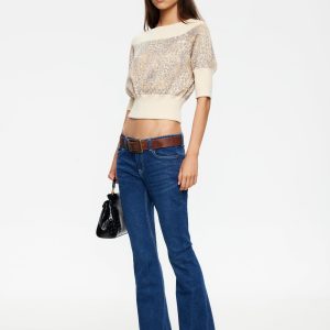 ADRIANA OFF SHOULDER TOP - LEOPARD