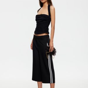 AMORE HALTER TOP - NOIR