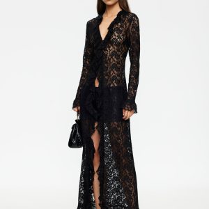 LONG NIGHTS MAXI DRESS - NOIR