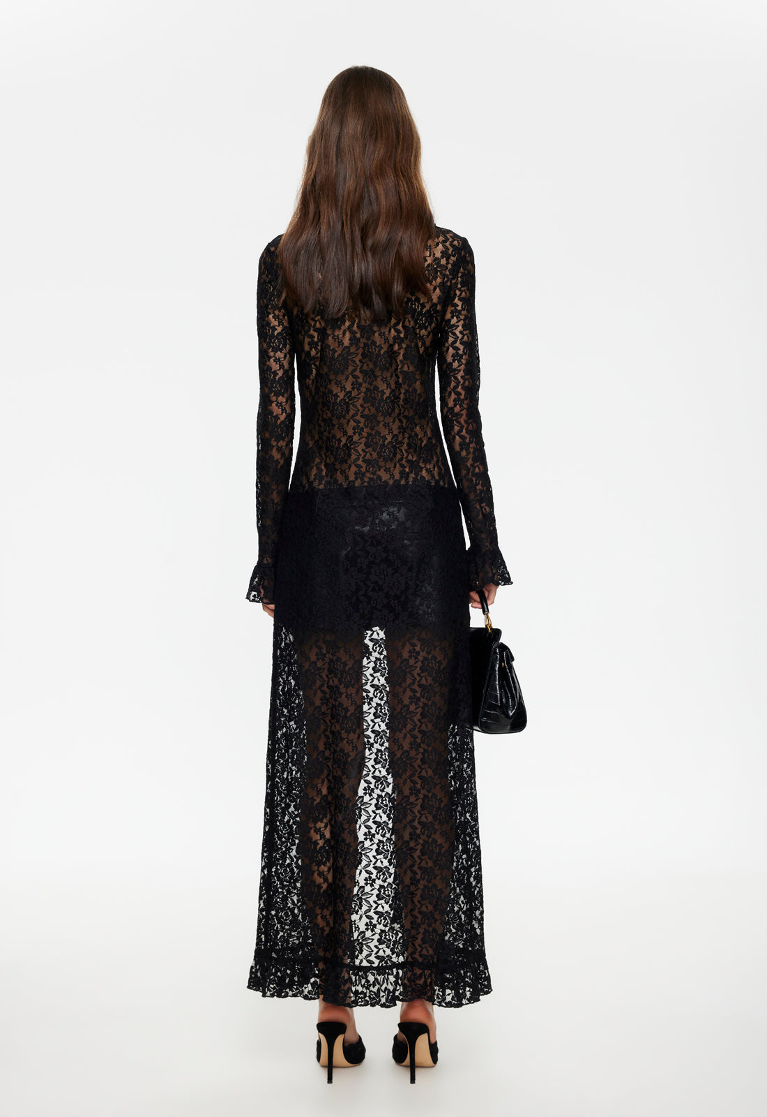 LONG NIGHTS MAXI DRESS - NOIR - Image 4