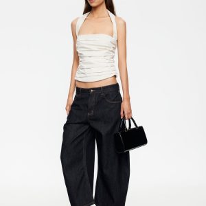 AMORE HALTER TOP - SAND