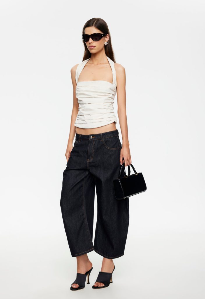 AMORE HALTER TOP - SAND