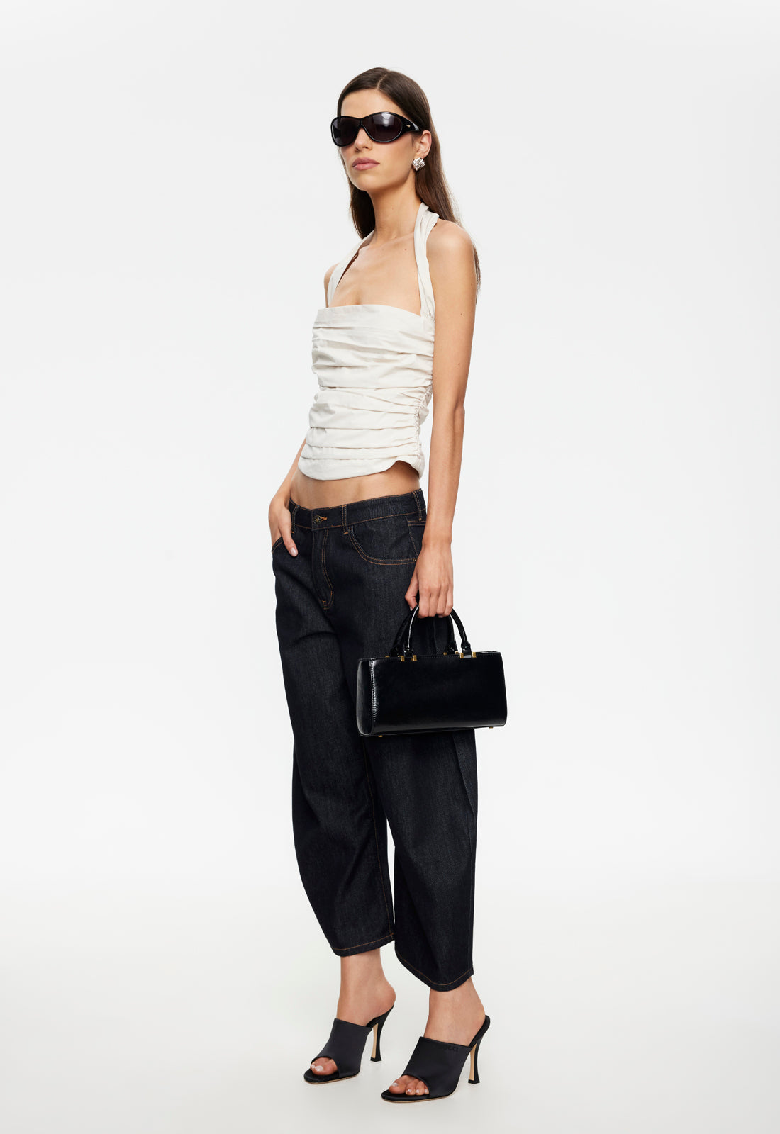 AMORE HALTER TOP - SAND - Image 3