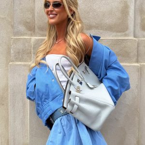 IT GIRL MINI DRESS - SKY