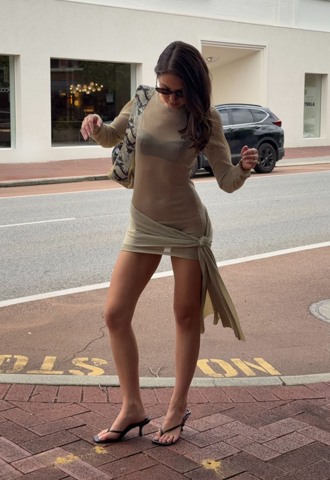 FORD MINI DRESS - TOPAZ - Image 6