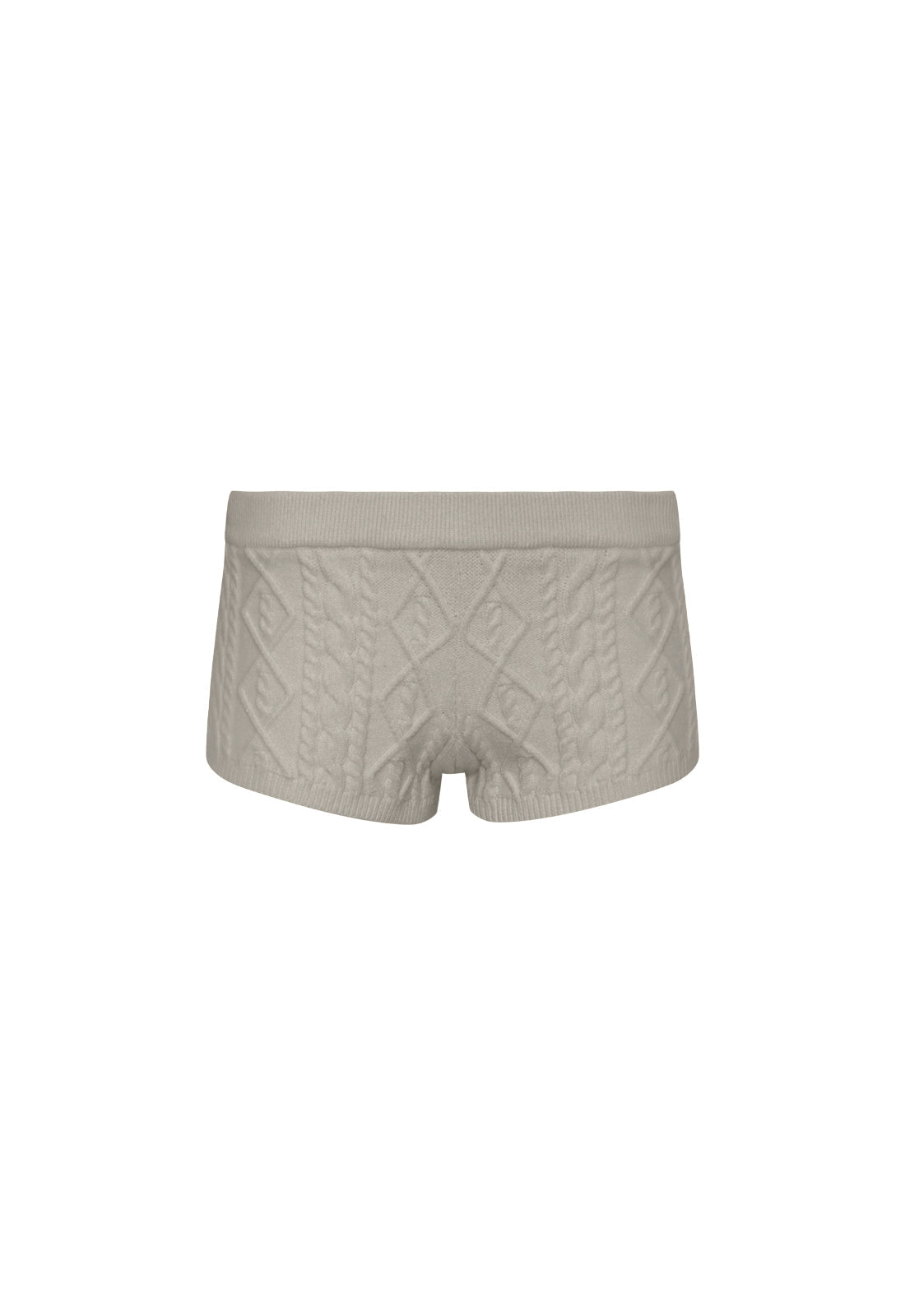 HOUSEWIFE KNIT SHORT - ASH CABLE - Image 5