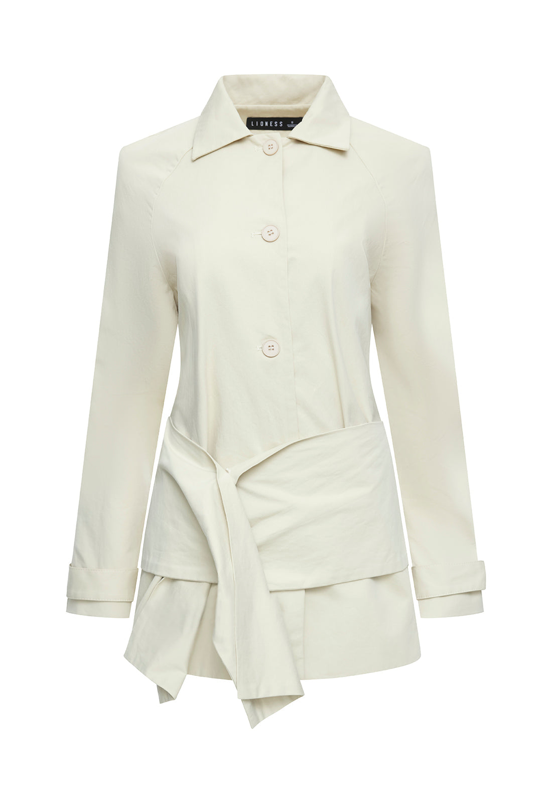 WISEGUY MINI DRESS - SAND - Image 5