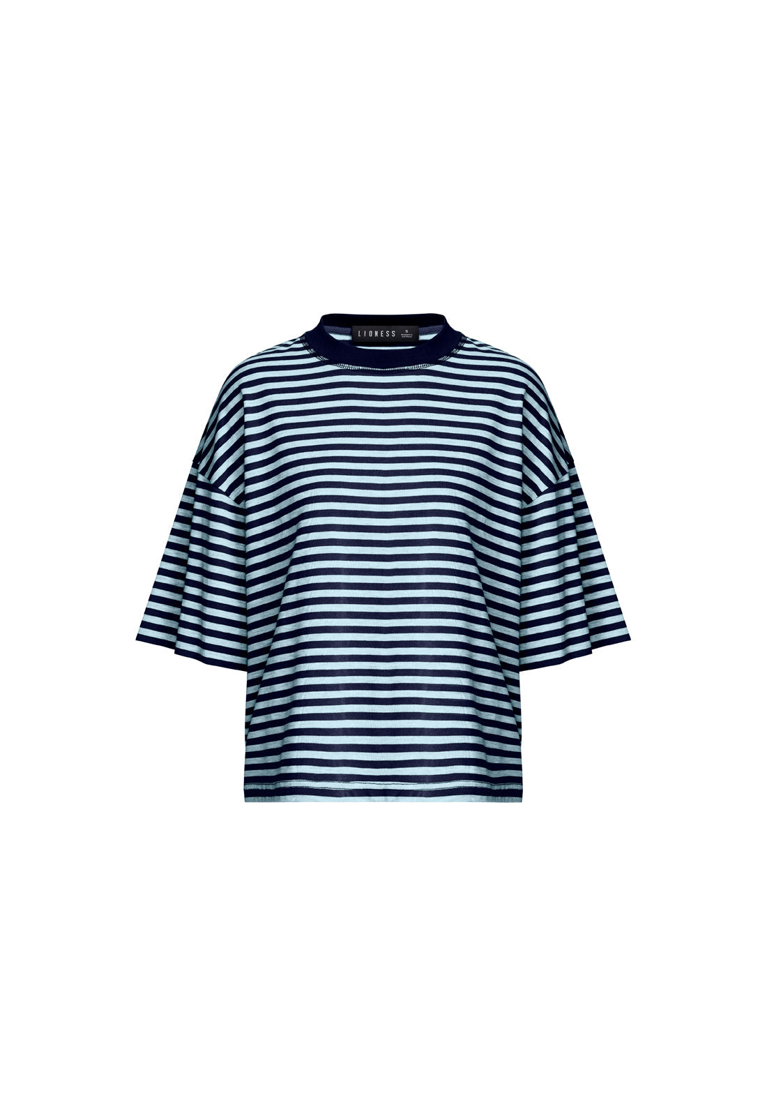 BLOOM SHORT SLEEVE - NAVY SEA STRIPE - Image 7