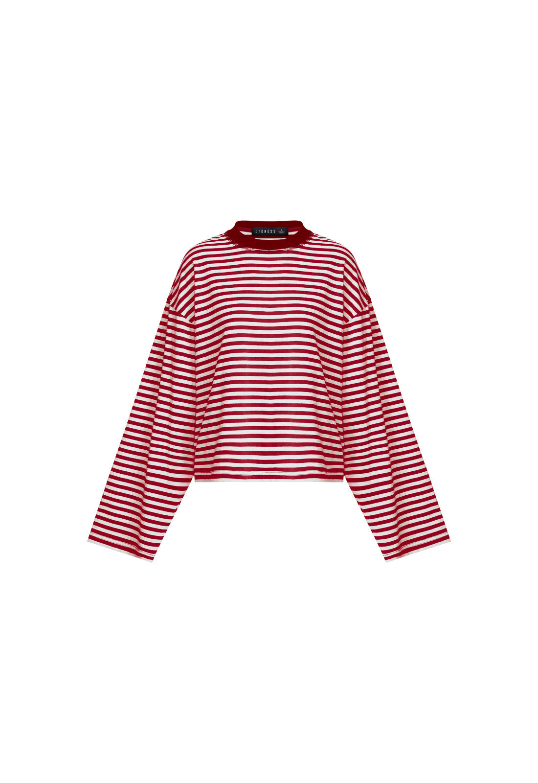BLOOM LONG SLEEVE - WINE STRIPE - Image 6