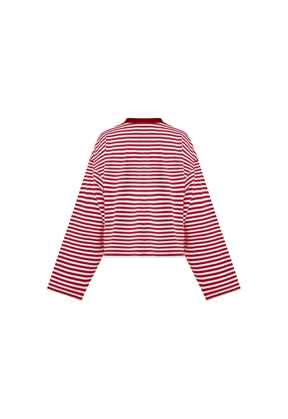BLOOM LONG SLEEVE - WINE STRIPE - Image 7
