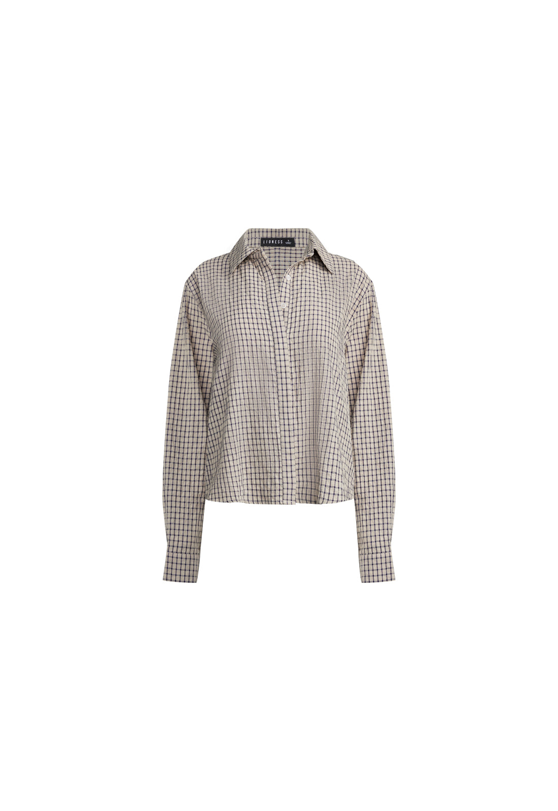 NIRVANA SHIRT - VINTAGE BEIGE PLAID - Image 7