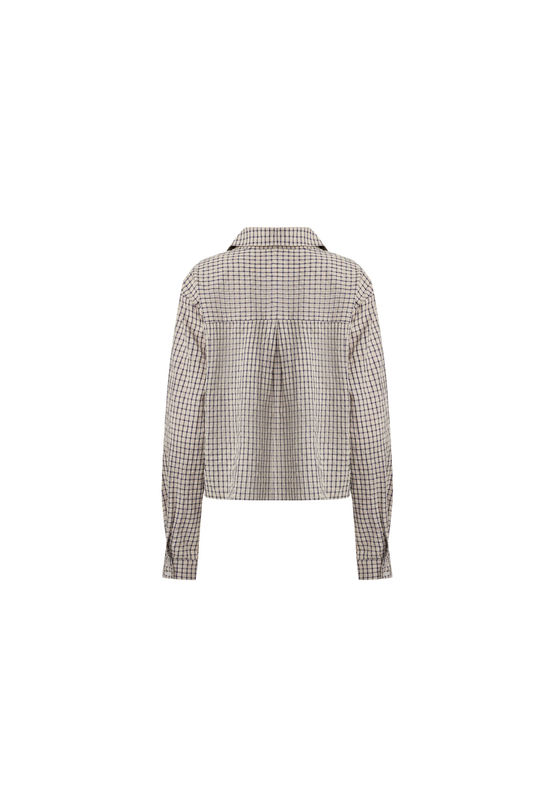 NIRVANA SHIRT - VINTAGE BEIGE PLAID - Image 8