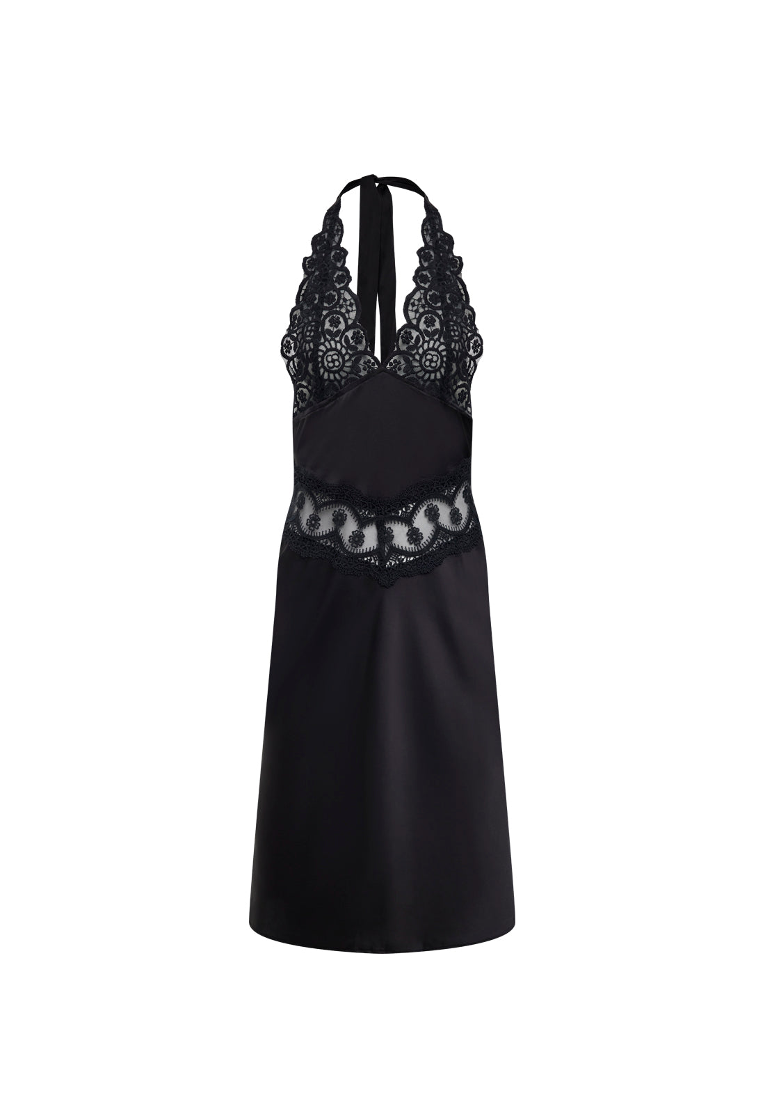 SOLANA MIDI DRESS - ONYX - Image 5