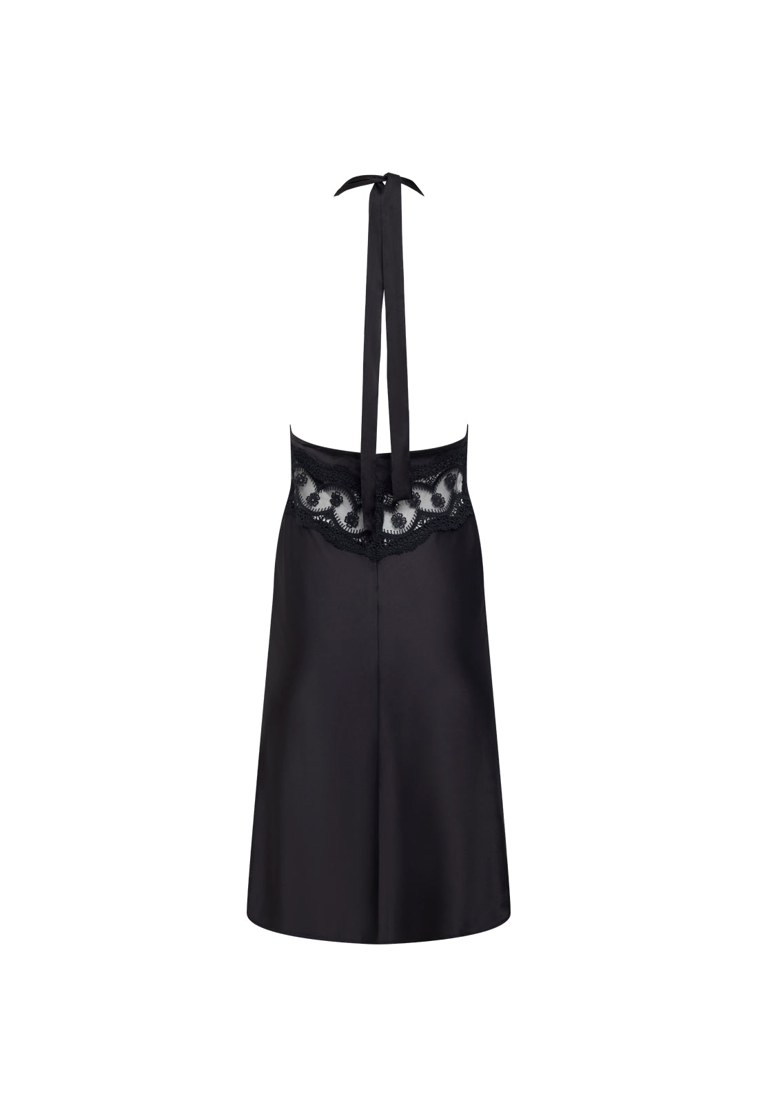 SOLANA MIDI DRESS - ONYX - Image 6