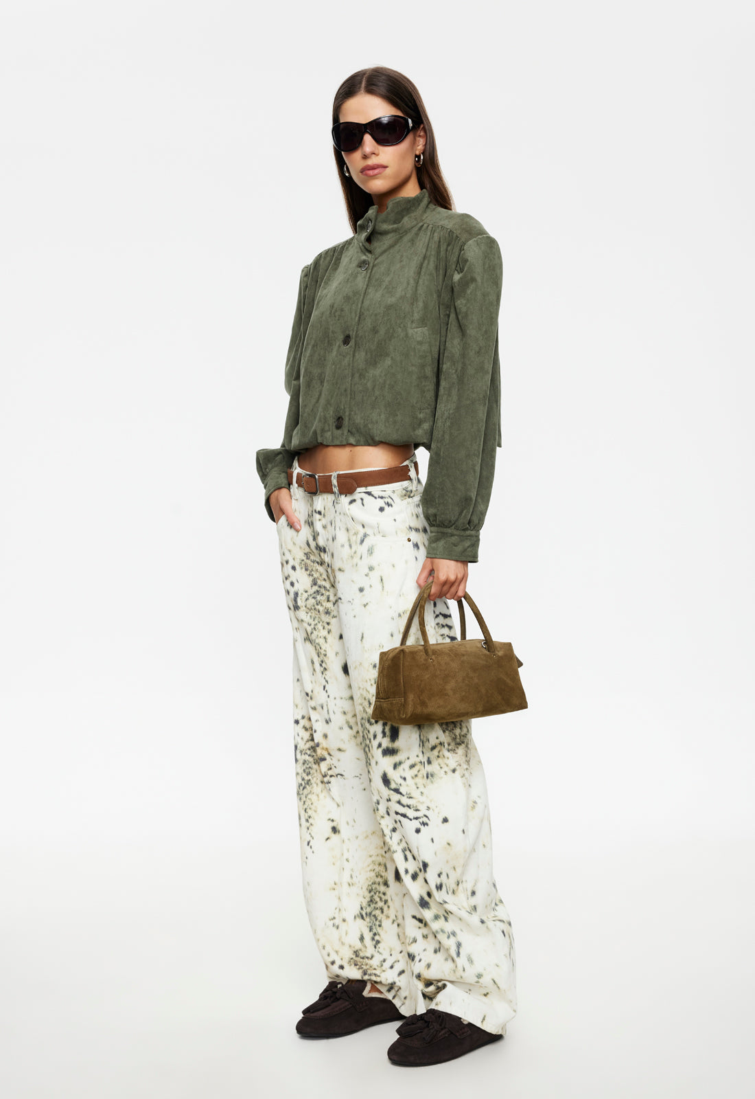 HORSESHOE JEAN - SNOW LEOPARD