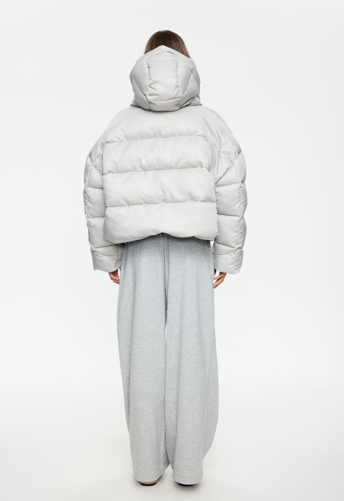 CINDY PUFFER JACKET - ASH - Image 4