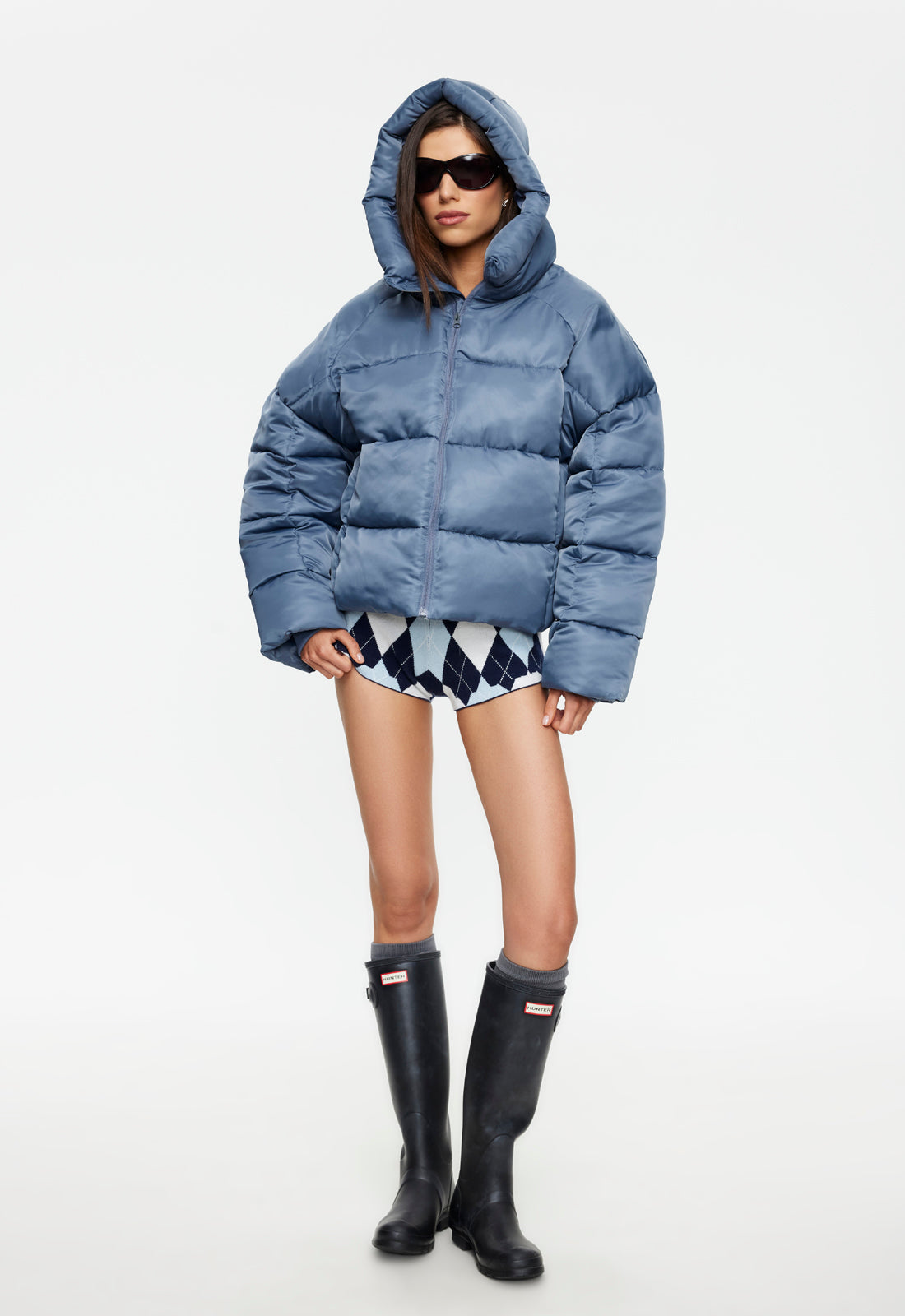 CINDY PUFFER JACKET - SLATE - Image 2