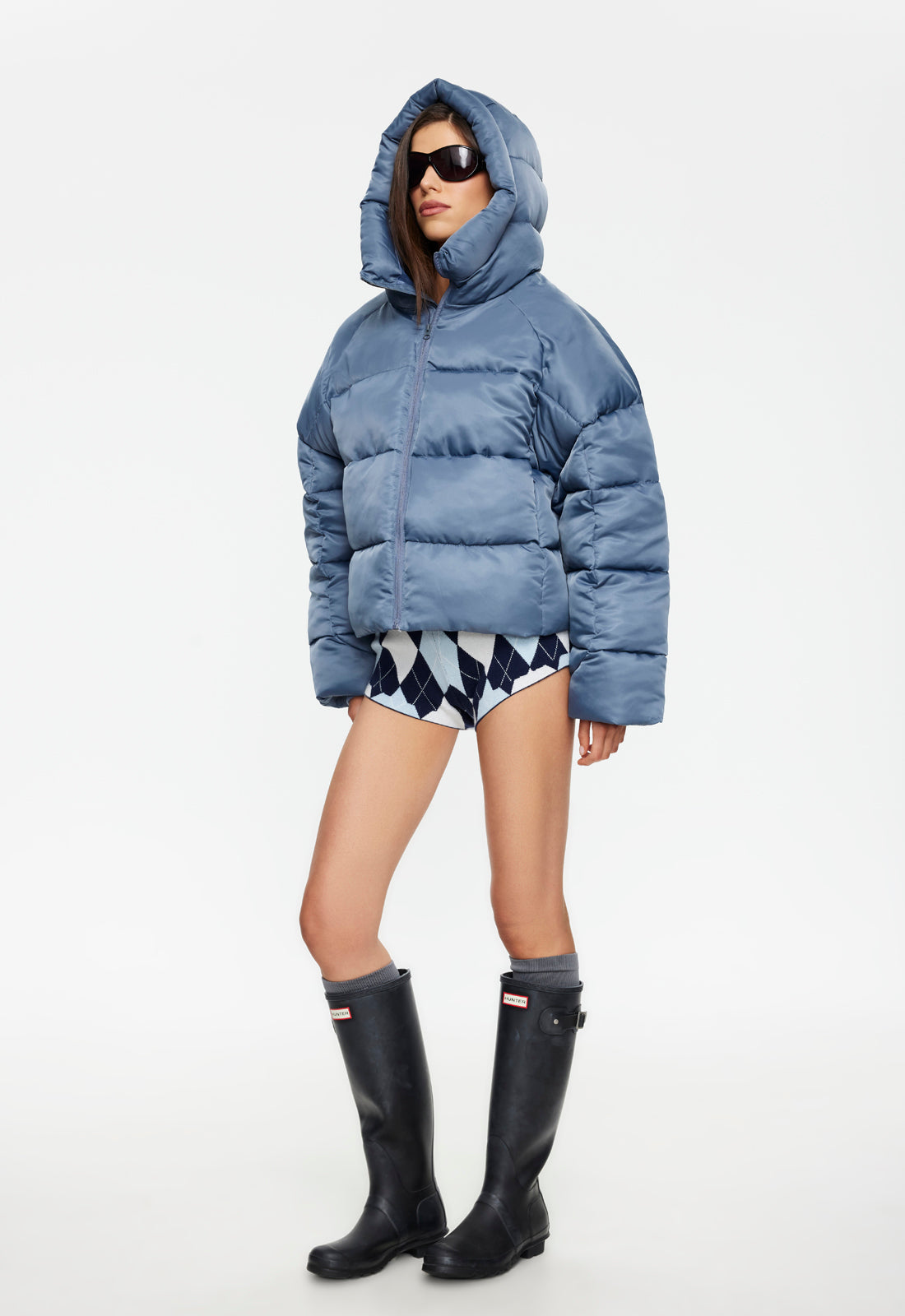 CINDY PUFFER JACKET - SLATE - Image 3