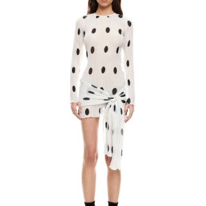 FORD MINI DRESS - MOONLIGHT POLKA