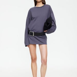 BLOOM MINI DRESS - MIDNIGHT