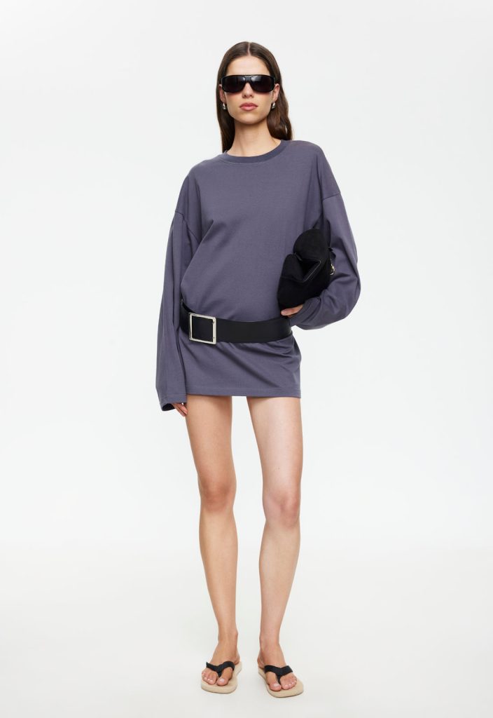 BLOOM MINI DRESS - MIDNIGHT