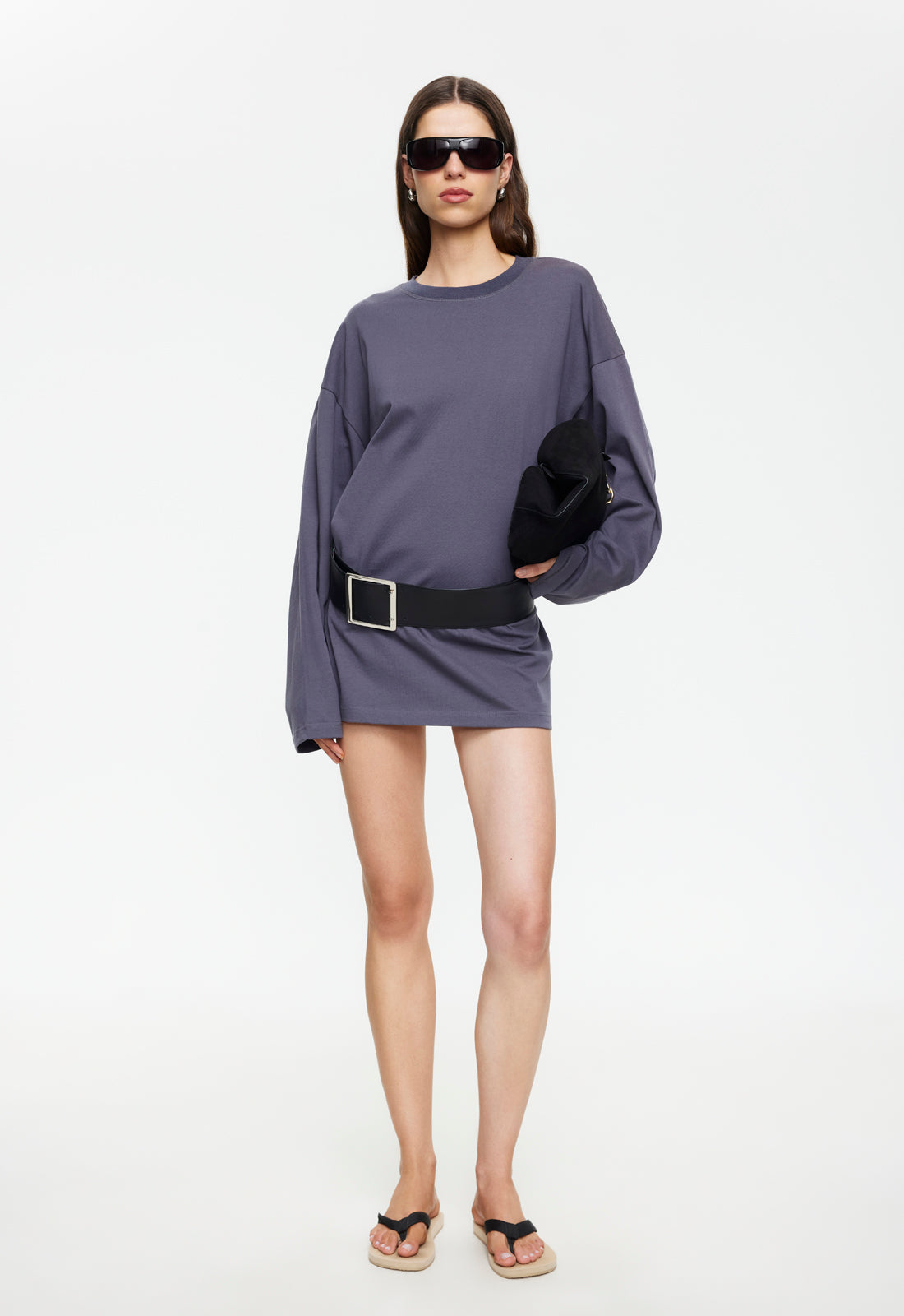 BLOOM MINI DRESS - MIDNIGHT