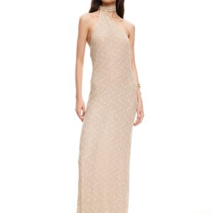 LUX LACE MAXI - TAUPE
