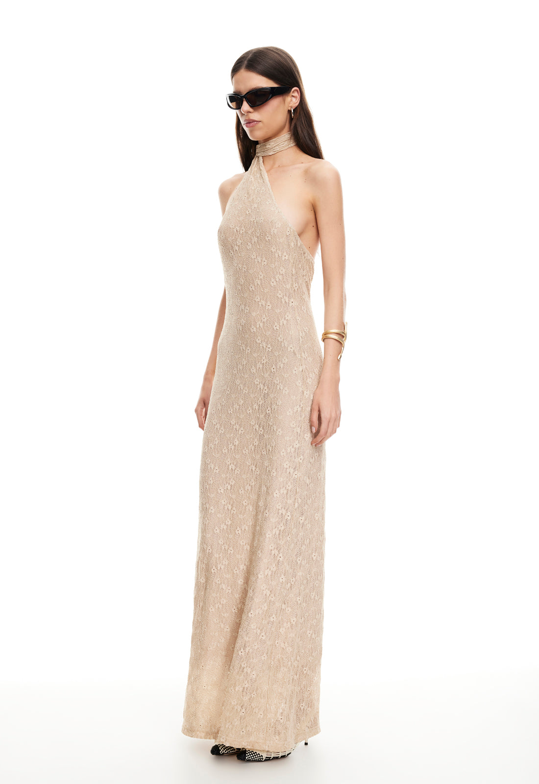 LUX LACE MAXI - TAUPE - Image 3