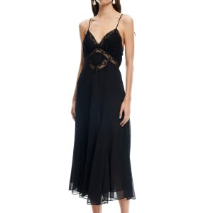 HARMONY MIDI DRESS - OBSIDIAN