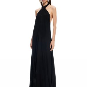 HEAVENLY MAXI DRESS - OBSIDIAN