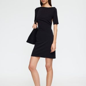 AFTER FIVE MIDI DRESS - ONYX