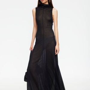 LAST LIGHT MAXI DRESS - ONYX