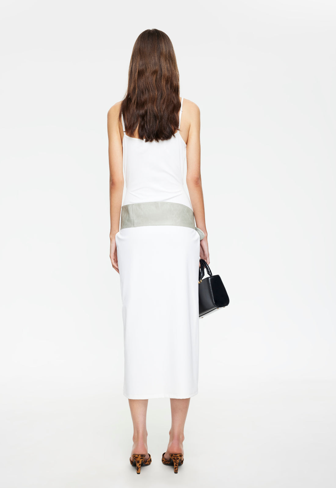 MODERNITA MIDI DRESS - PORCELAIN - Image 4