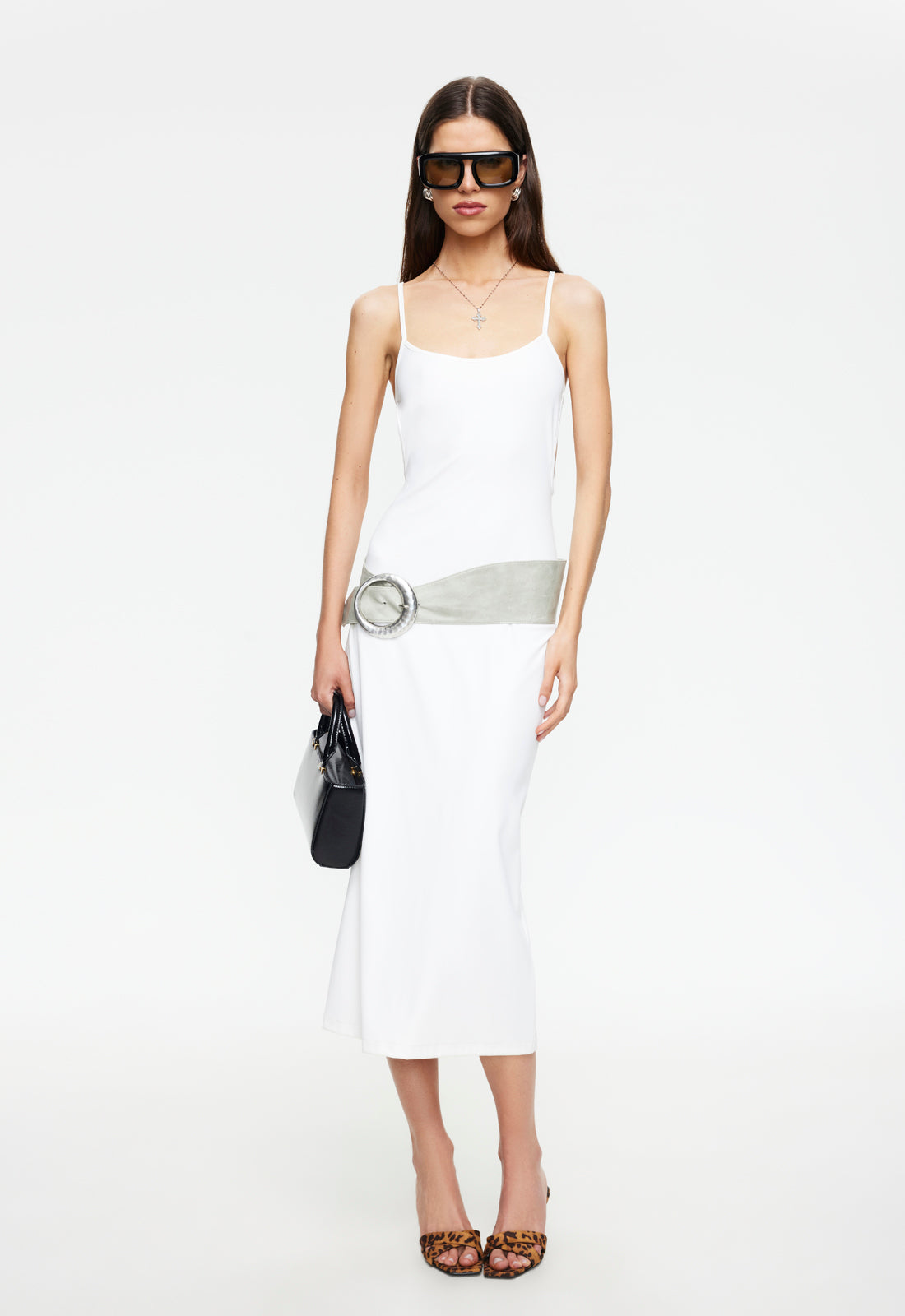 MODERNITA MIDI DRESS - PORCELAIN - Image 2